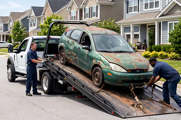 No Title Junk Car Removal in Baltimore, MD