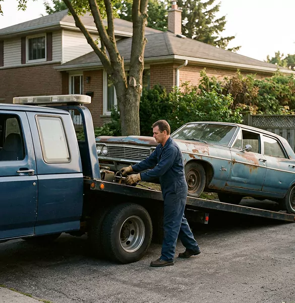 Trusted old car removal service in Baltimore, MD